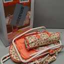 Floral Baby Doll Accessories Set, 3-1 Baby Doll Crib, Baby Doll High Chair & Bouncer Seat. 18 inch Doll Accessories with Doll Bed. 18" Dolls Furniture Play Stuff. Toys for Girls Ages 3-5,4-6,5-7,8-10