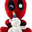 Marvel Deadpool Riding a Unicorn Plush