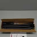 Black Curved Shower Curtain Rod Round Shower Rod Adjustable 33-78 In Stainless Steel Rustproof Bowed Shower Curtain Rods for Bathroom Bathtub Stall Rounded Curved Shower Rod Bar Need to Drill