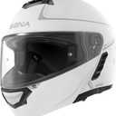 Sena Impulse Modular Motorcycle Smart Helmet (Gloss White, Large)