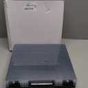 Double Sided Toy Storage Organizer Case for Hot Wheels Car, for Matchbox Cars, for Mini Toys, for Small Dolls. Carrying Box Container Carrier with 48 Compartments - Black (Box Only)