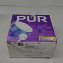 PUR 11-Cup Water Pitcher, 1 Genuine PUR Filter, Cleaner, Great-tasting Water, Dishwasher Safe, Powerful Filtration, Filter Change Light Indicator, LockFit Cap Design - White