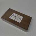 Bamboo Guest Towel Holder in Dark Walnut (9.75"x 5.50"x 2")  Bathroom Napkin Tray  Multipurpose Organizer Box - Ideal for Guest Bathroom, Desk, Dining Table, Kitchen Counter & Drawers