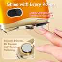 Electric Nail Clipper with Polishing  2-Speed Automatic Nail Clippers for Adults, Seniors, Men & Women  Safe Fingernail Trimmer, Rechargeable (Not for Toenails, Orange)