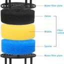 SunSun 3-Stage External Canister Filter for Aquariums & Ponds – 210 GPH Flow, Easy Setup & Maintenance – HW-604B