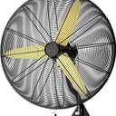 Uthfy 30 Inch Wall Mount Fan, High Velocity Max.11200 CFM Industrial Wall Fan, Heavy Duty Oscillating Fan with 3 Speeds, Outdoor Fan for Garage, Workshop, Patios, Commercial, Indoor Use, ETL Certified