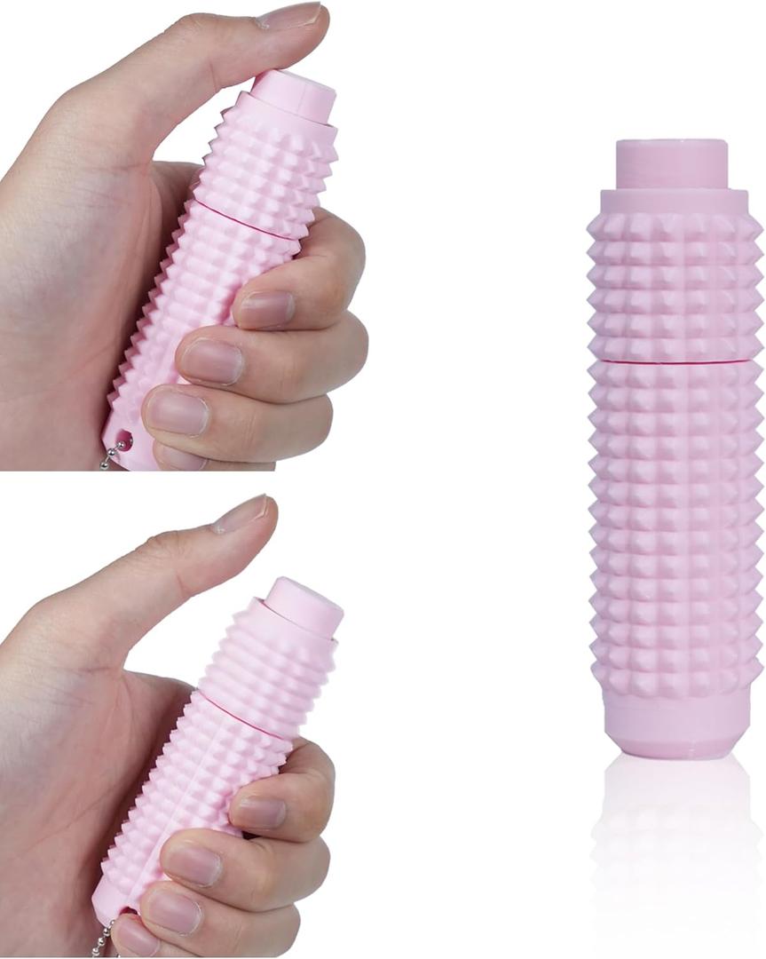 Little Ouchies Fidget Toys - All-in-One Pain Stim Toy with Spinning & Press Buttons for Anxiety Relief, Stress and Pain Relief Stimulation for Adults and Teens,1PCS Pink