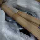 VECELO Bar Stools Set of 2, Adjustable Barstools, Counter Height Stools with Back and Arm, Kitchen Island Stools, Swivel PU Leather Stools, Modern Style, White