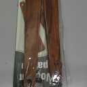 12 inch Teak Wooden Spatula for Cooking, Small Wood Flipper, Egg Scraper, Flat Wood Turner, Multipurpose Wooden Cooking Utensils, Spatulas Spoons Perfect for Flipping, Scraping & Turning, Set of 2