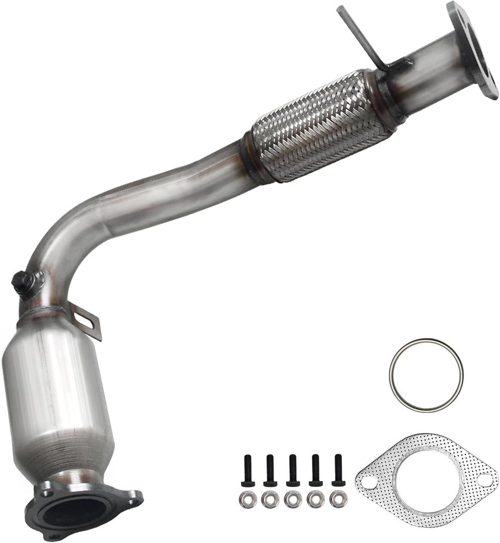 JT Exhaust Front Converter Compatible with Chevrolet Equinox 2010-2015 L4 2.4L (Standard EPA Grade)