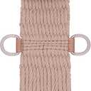 Weaver Equine Roper Horse Cinch, Mohair Blend 27 Strand Saddle Cinch Girth with Smart Cinch Buckle, Western Horse Riding Supplies, Natural (24")