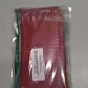 Womens Wallet RFID Blocking Zip Around Ladies Clutch Wristlet Long Purse Large Capacity Card Holder (Red)