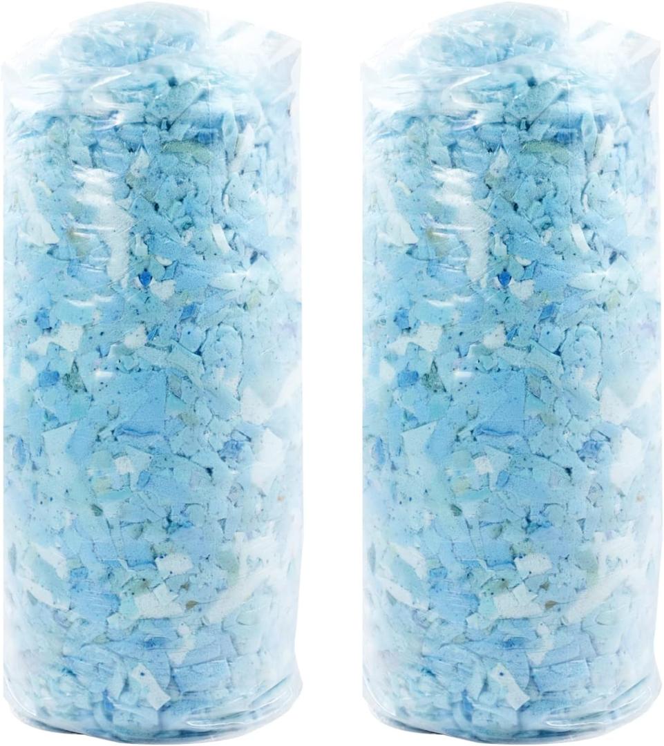 MorTime 10 lb Bean Bag Filler Shredded Memory Foam Fill for Bean Bags Pillows Chairs Crafts, Bean Bag Refill Replacement Fills, 28 L