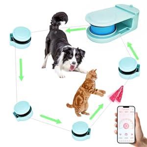 DC1 Dog Toys for Large Dogs，Lure Coursing Machine,Dog Chase Toy Motorized Line，Dog Agility Course Backyard Set，Dog Toys