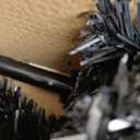 Yaheetech 6ft Black Artificial Christmas Pine Tree Seasonal Holiday Carnival Home Party Decoration for Home, Office, Party Decoration Indoor Outdoor with 818 Branch Tips and Foldable Stand