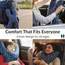 X Shape Travel Pillow  Neck & Head Support Cushion for Airplane, Car, Train & Office  Comfortable Travel Neck Pillow for Sleeping  Compact Portable Neck Pillow for Adults & Kids