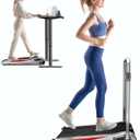 Egofit Walker Pro/Plus Under Desk Walking Treadmill for Working from Home, Compact Walking-Only Treadmill with Fixed 5% Incline for Office Use, Quiet Operation, App & Remote Control