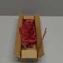 3Pcs Fall Decor Artificial Maple Leaves Branches Fake Fall Leaves Stems Plants Faux Maple Shrubs Leaf Bushes for Home Kitchen Decor Autumn Thanksgiving Table Fireplace Festival Party Decorations Red