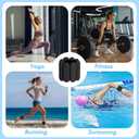 Wrist Ankle Weights for Women, Adjustable Ankle Weights Strength Training Silicone Bracelets Workout Wrist Ankle Weights for Men Women Yoga Running Dance Ankle Arm Leg Weights (2lb)