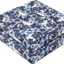 Favoyard Outdoor Chair Cushion 19 x 19 x 3 In Waterproof Pattern Fade Resistant Cushions for Patio Furniture with Removable Cover Attach Straps 28D Foam Insert Cushions Pads for Seat Sofa Couch 2 Pack