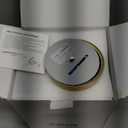 KDG Cordless Wall Sconces Set of 2, Small Wireless 5200mAh Rechargeable Battery Fabric LED Wall Lamps, Portables Lightings for Wall Painting, Living Room, Bedroom, Hallway, Gifts, Night Light (Gold)