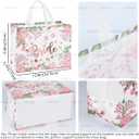 PARSUP 12PCS Bride to Be Bags, Hen Party Tote Bags with Handles, Bridesmaid Treat Bags, Wedding Bridal Shower Gift Non-Woven Bags for Gifts Wrapping, Bachelorette Party Supplies, 12.8"9.8"6.7"