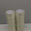 Clear Packing Tape Heavy Duty 12 Rolls, 1.7mil Thickness, Strong Adhesive for Shipping, Moving & Packaging, 1.88" Wide x 60 Yards Per Roll, Smooth Unroll, Clear Finish, Fits Standard Dispensers