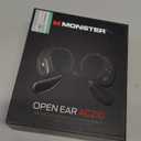 Monster Open Ear AC210 Headphones, Bluetooth 5.4 Earphones Stereo Sound, Wireless Headphones 30 Hours Playback, Type-C Charging, IPX5 Waterproof Open Ear Earbuds,Black