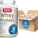 Jarrow Formulas Whey Protein With 18g of Protein, 3.8g of BCAAs, and Glutamine, Dietary Supplement for Muscle Function & Recovery Support, 32 oz Unflavored Powder, Approximately 38 Day Supply, 6 Packs (38 Servings (Pack of 6))