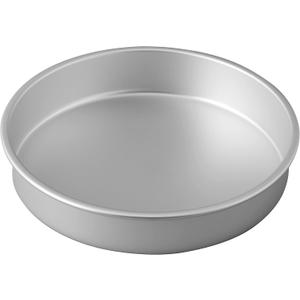 Wilton Aluminum Round Cake Pan, Bakeware for Layered Cakes, Durable, Even Heating, Rust-Resistant, Professional Quality, 10 in., Package May Vary