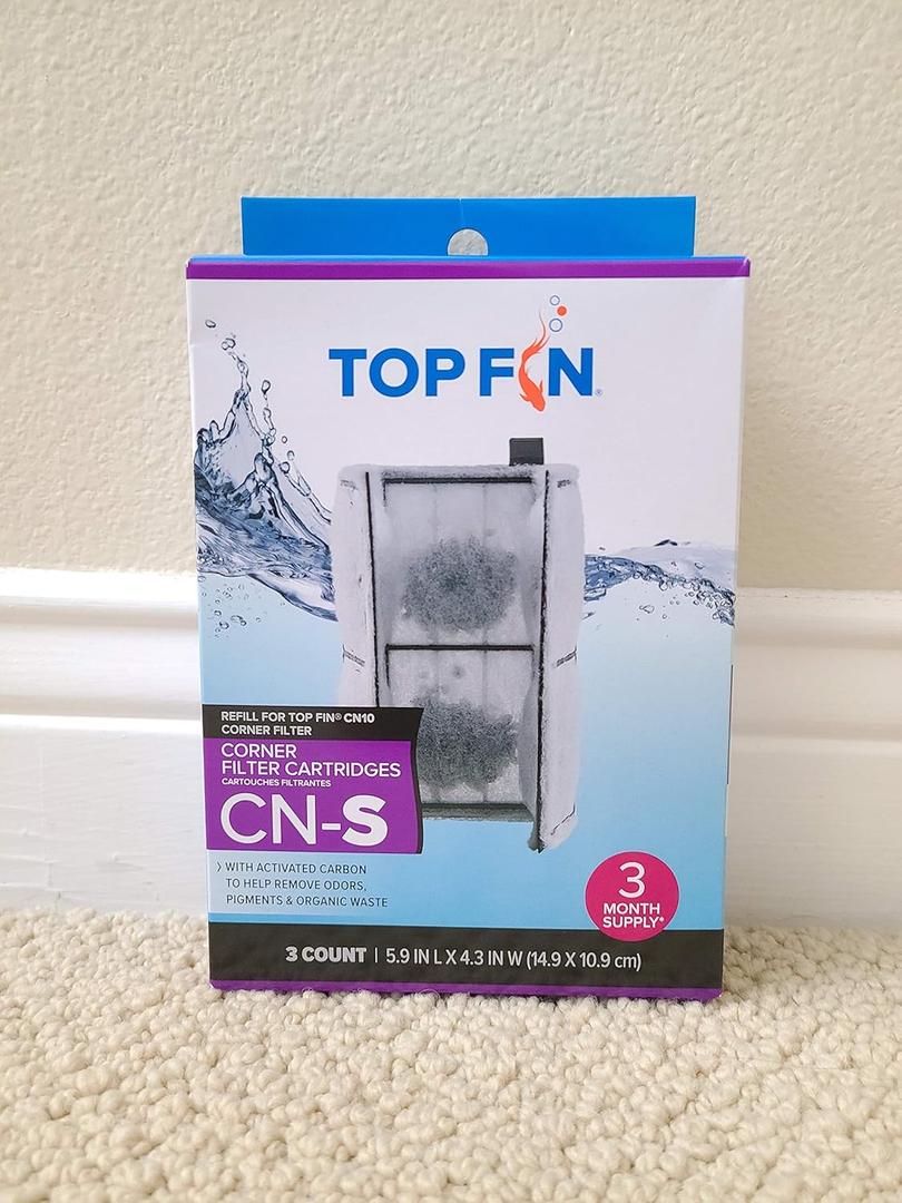 Top Fin CNS Corner Filter Cartridges 3 Pack