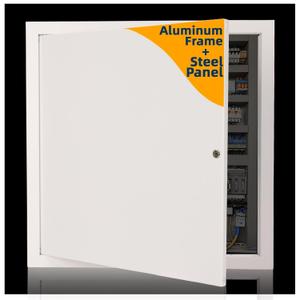 24x24 Access Panel for Drywall 24 x 24 Metal Attic Door Plumbing Access Panel for Drywall,Thicken 1mm Metal,Cover 24x24 inch Wall Hole,Overall Size 25 1/2" x 25 1/2"