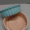 HUAKENER 2 Pcs Charlotte Cake Pan, 8 Inch Round Cake Pan, Nonstick Silicone Cake Molds for Cheese Cake, Chocolate Cake, Rainbow Cakes, Strawberry Shortcake, Brownie Tart Pie