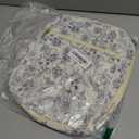 Bible Cover for Women, Large Quilted Case with Handle, Durable Bag and Carrying Case for Girls, Study Supplies Accessories, Christian Gift for Women (Big Blue Flower, Large)