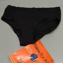 Thinx for All Period Underwear, Everyday Comfort Brief, Holds Up to 12 Regular Tampons*, Period Panties, Leakproof, Reusable & Controls Odor, Black + Storm with Lace, 1 Pack, M