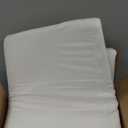 Wedge Pillow, Bed Wedge Pillows for Sleeping, Snoring, Back Support, After Surgery, Foam Triangle Pillow, Removable Washable Cover (White, 5in)