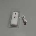 Nano Eye Mist Sprayer - Portable Cool Mist Humidifier for Dry Eye Relief, USB Eye Care Device for Moisturizing & Soothing, Mini Facial Steamer for Eye Fatigue, White