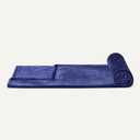 Amazon Basics Throw Blanket, Ultra-Soft Flannel Fleece Microfiber, Lightweight Cozy for Couch Sofa Bedroom, Fade-Resistant, 50 x 60 Inches, Navy