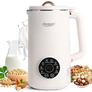 Nut Milk Maker Machine 35oz Automatic Nut Milk Maker, Soy Milk Maker & Plant-Based Milk Maker for Almond Milk, Oat Milk, Cashew Milk, Heating, 8 in1 Mode, 12H Delay Start, 6H Keep Warm, Self-Cleaning