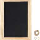 1 Pack Mini Chalkborad Sign Small Chalk Board with Unfinished Wood Frame,4 x 6 Inch