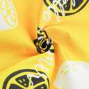 ONWAY Summer Pillow Covers 18x18 Farmhouse Lemon Hello Sunshine Outdoor Throw Pillows Yellow Summer Patio Decorations Cushion Case for Sofa Couch Set of 2