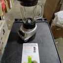 BLACK+DECKER PowerCrush Multi-Function Blender with 6-Cup Glass Jar, 4 Speed Settings, Silver