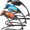 FAGUMA Polarized Sports Sunglasses For Men Cycling Driving Fishing UV400 Protection