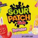 SOUR PATCH KIDS Bunnies Candy, Easter Edition, 1 Movie Theater Box (3.1 oz.) (24 Ounces)