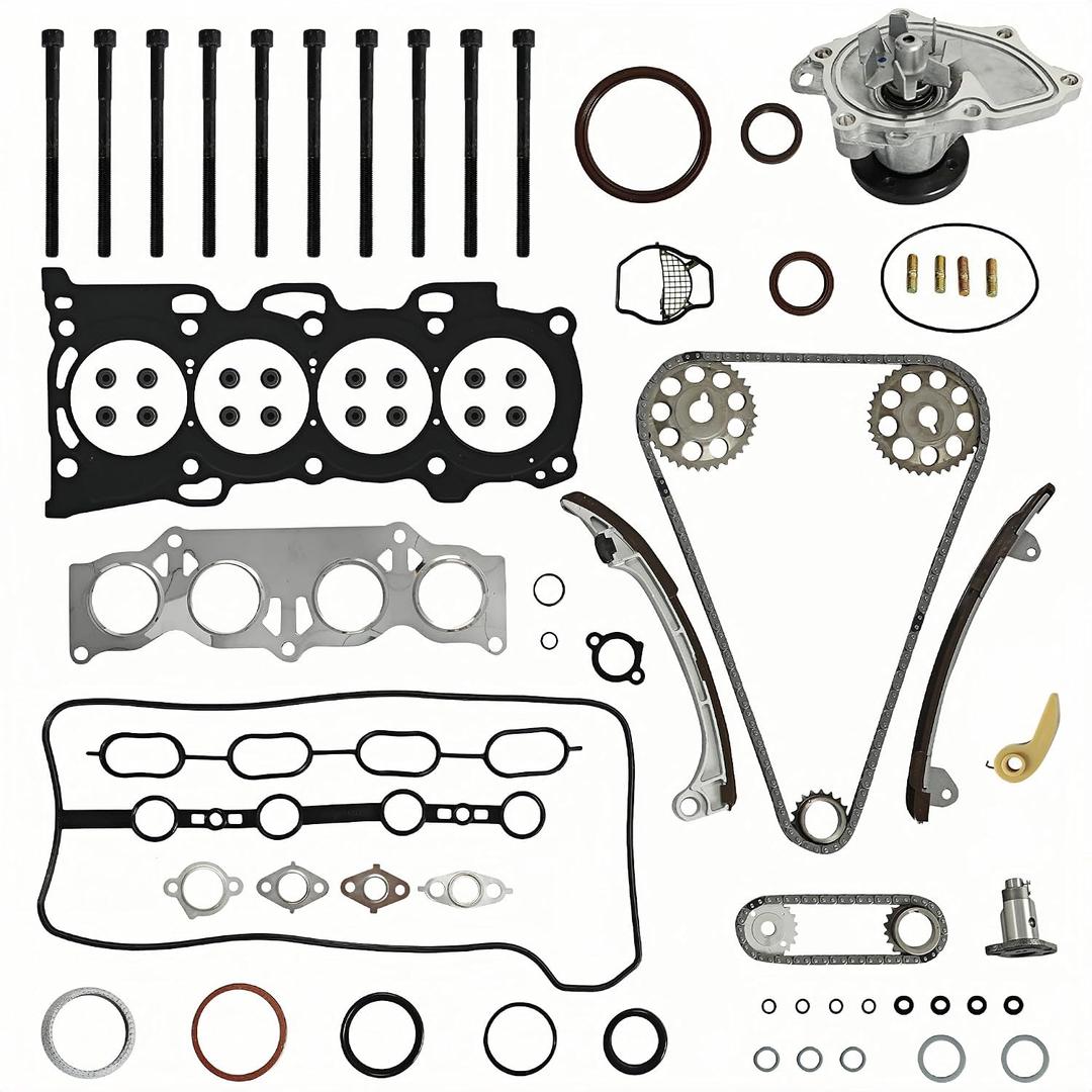 2AZ-FE 2.4L L4 Timing Chain Kit With Water Pump & Head Gasket Set
