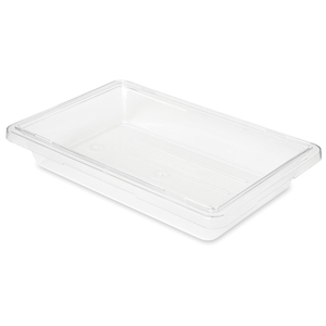 Rubbermaid Commercial Products Polycarbonate Food Storage Box/Tote, 2 Gallon, Clear, for Restaurant/Kitchen/Cafeteria
