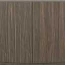 Manhattan Comfort Ardea Modern Sideboard with Push-to-Close Doors, Contemporary Storage Cabinet with Adjustable Shelves, Handle-Free Design, Wood Grain Finish, Walnut, unspecified