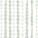 Naphite Green and White Peel and Stick Wallpaper Boho Contact Paper for Cabinet Drawer Striped Self Adhesive Removable Wallpaper for Bedroom Modern Dot Nursery Kid Waterproof Shelf Liner17.3inW 197inL