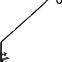 MIXXIDEA Heavy Duty Extensible Deck Hook - Adjustable for Hanging Bird Feeders, Plants, Wind Chimes, Lanterns (43in Long Deck Hook-1 Pack)