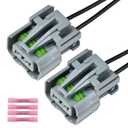 2PCS Front Fog Light Connector Harness fit for Chevy Silverado Suburban Tahoe 2007-2014, for GMC Sierra Yukon 2007-2014, Ford Escape 2007-2012, Subaru BRZ 2013-2016, Pigtail Plug Wiring Harness